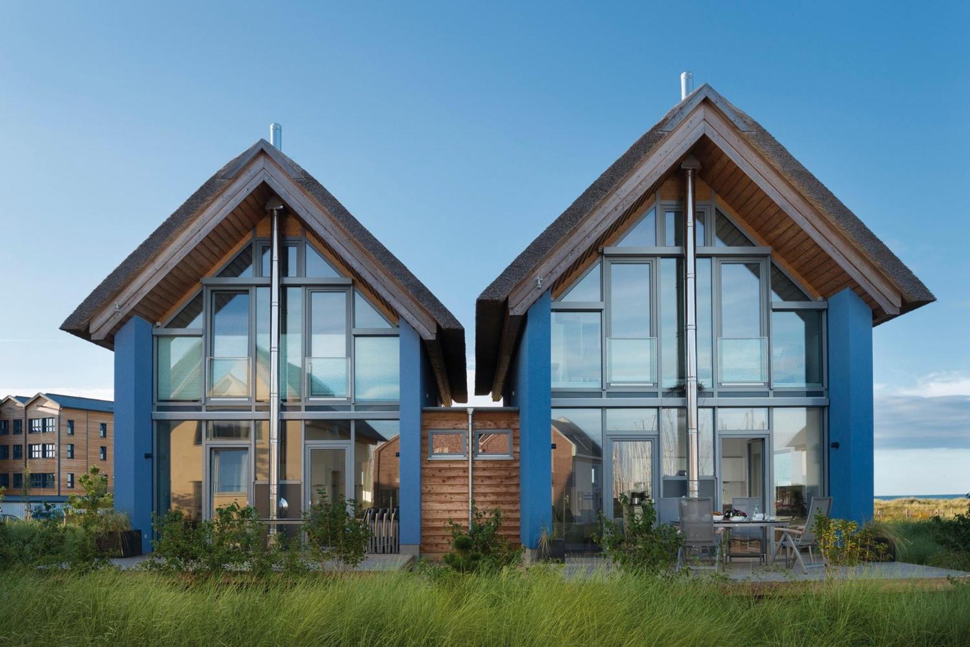 Ostsee - Reetdachhaus Nr 36 "Warder" Im Strand Resort ハイリゲンハーフェン エクステリア 写真